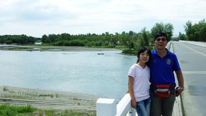 额尔齐斯河，我和宝贝