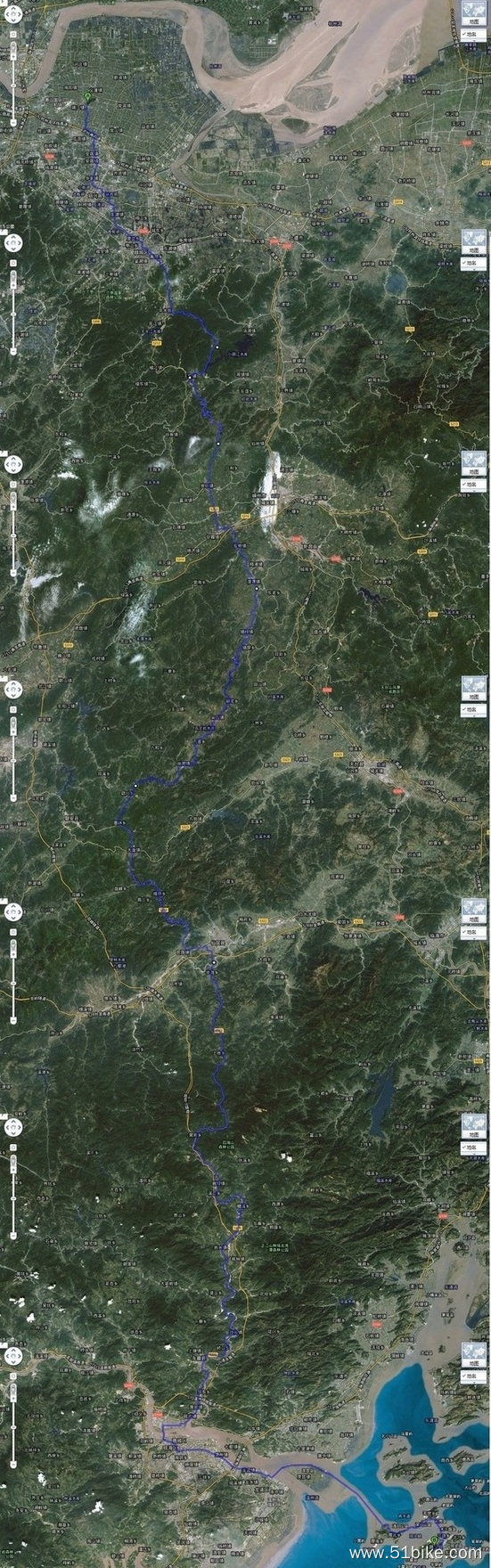 2011年7月25日-27日 萧山-温州 路线.jpg