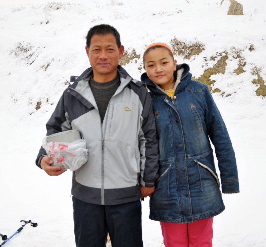 李老师和他10岁的女儿