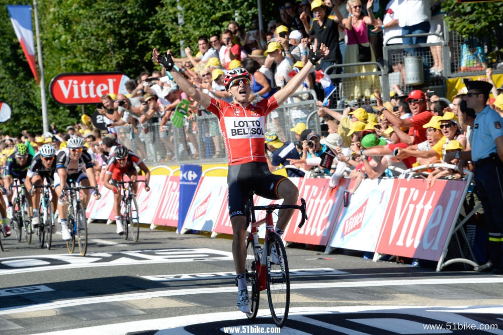 Etape 11 - Besancon  Oyonnax - 16072014 - Apres le maillot jaune, la victoire d\.jpg