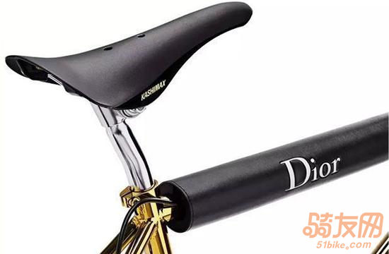 Dior跨界出“土豪金”自行车 限量发售一百辆