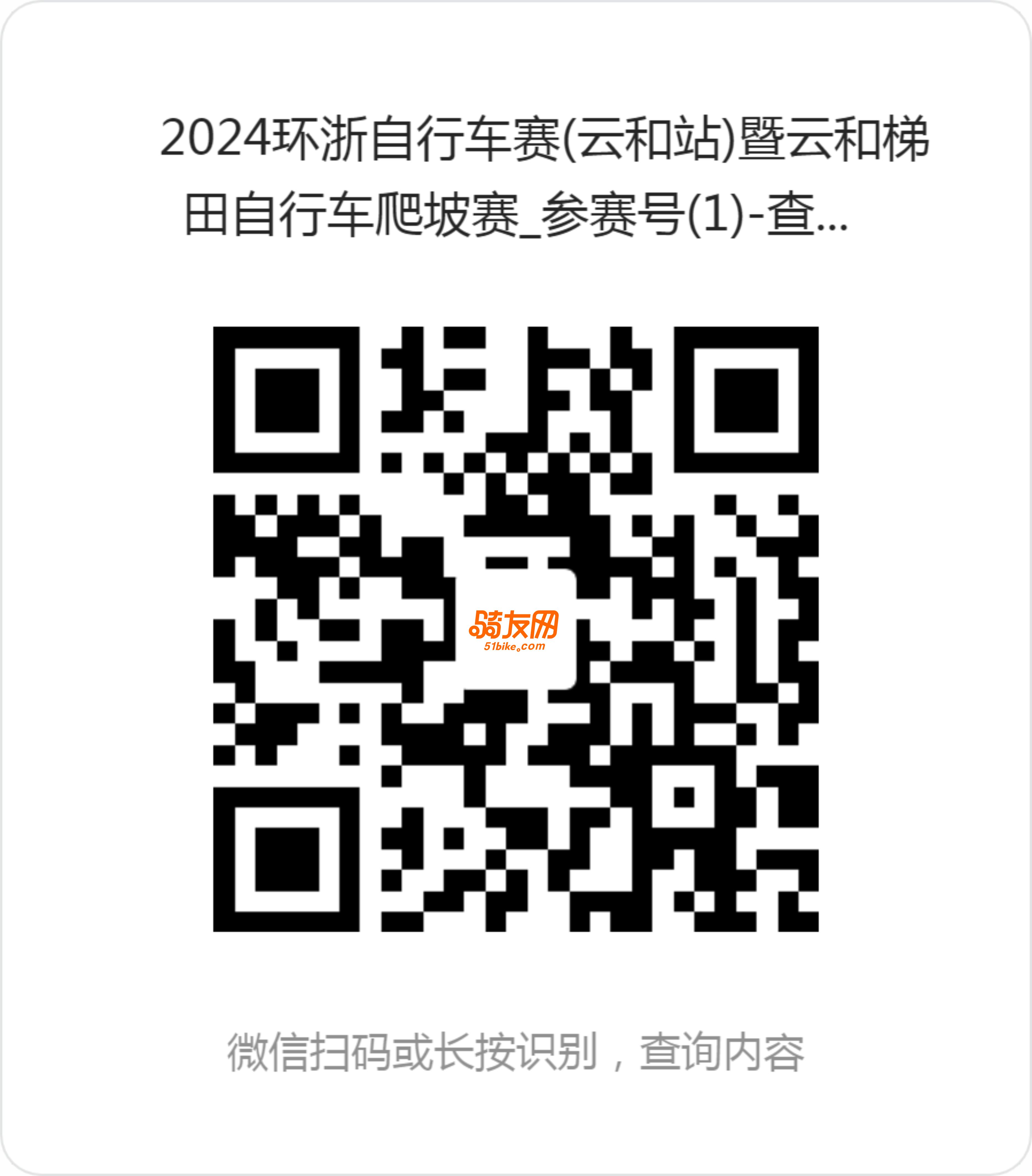 参赛号公布/2024环浙自行车赛(云和站)暨云和梯田自行车爬...