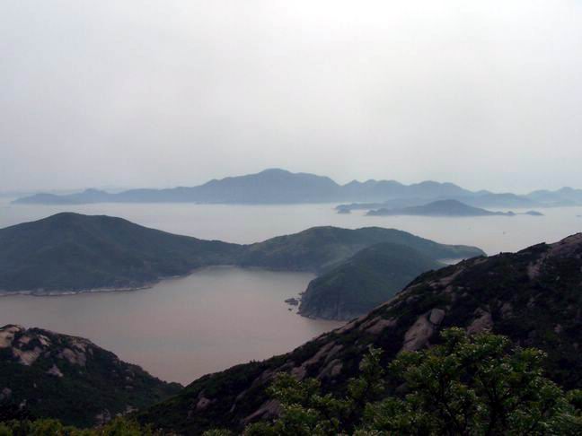 朱家尖大青山顶远眺