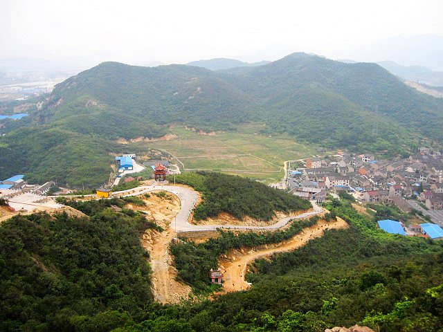 盘山路全景