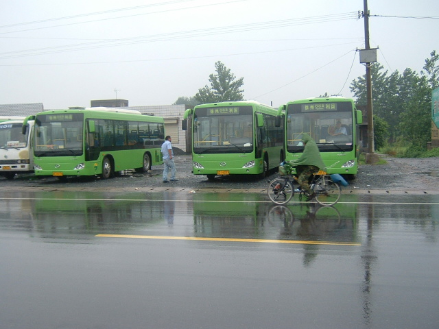 到江苏最北面的公交车！