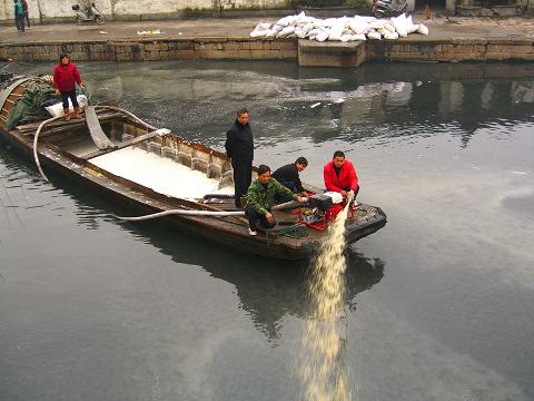 消毒｀可怜的河水