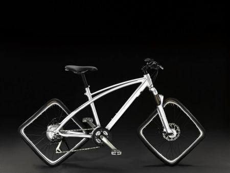 1. 方轮自行车.照片中的这款自行车看起来似乎有些荒唐，它的车轮居然是方形的。实际上，方轮自行车也是可以 ...