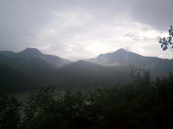 雨后的东白山