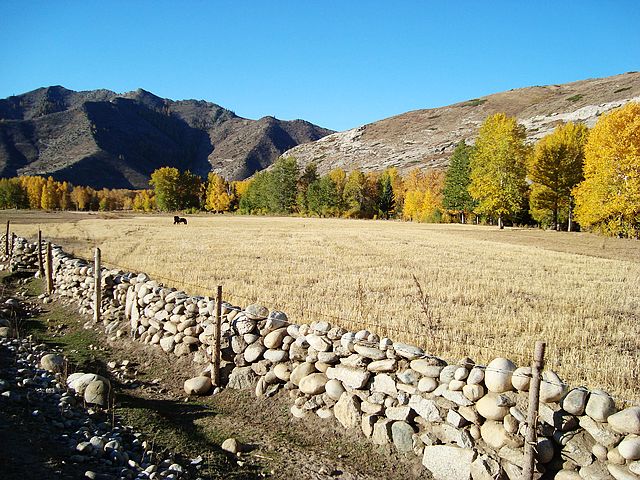 清晨的可可托海：额尔齐斯河大峡谷风景区