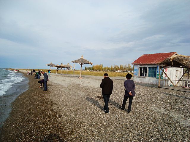 福海乌伦古湖，黄金海岸